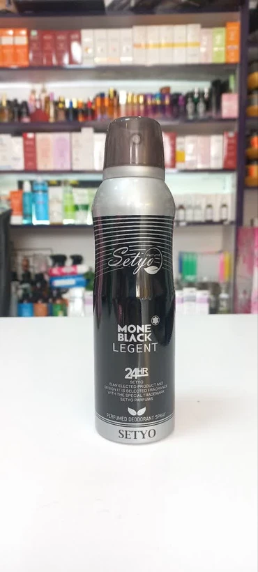 اسپری خوشبو کننده بدن مدل MONE  BLACK LEGENT حجم 200 ميل ستيو - Setyo