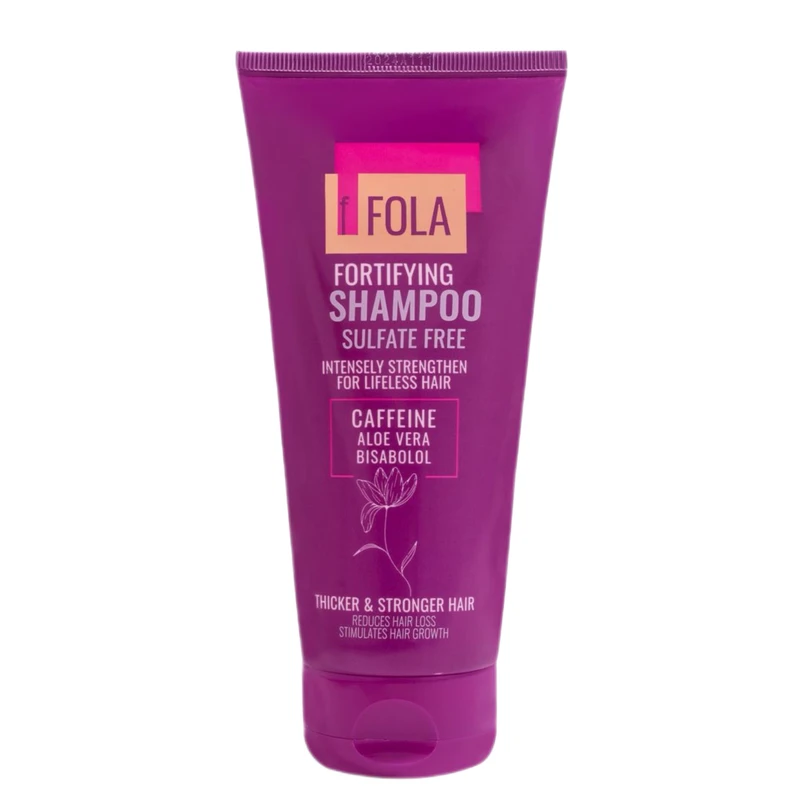 شامپو تقویت کننده و ضد ریزش مو اِف فُلا مدل کافئین و آلوئه ورا F FOLAحجم 200 میل
