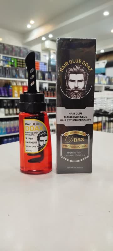 چسب مو شانه دار دی داکس DDAX رنگ قرمز-حجم 300 mI