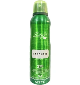 اسپری خوشبو کننده بدن مردانه مدل LAGOUSTE حجم 200 ميل ستيو - Setyo