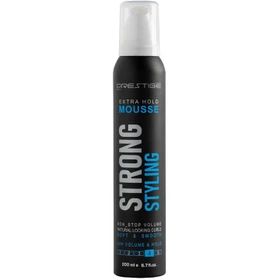 موس مو پرستیژ مدل Strong Styling مناسب برای انواع مو حجم 200 میلی‌لیتر