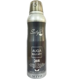 اسپری خوشبو کننده بدن مدل AUQA BULCARY حجم 200 ميل ستيو - Setyo