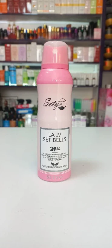 اسپری خوشبو کننده بدن مدل LA IV SET BELLS حجم 200 ميل ستيو - Setyo