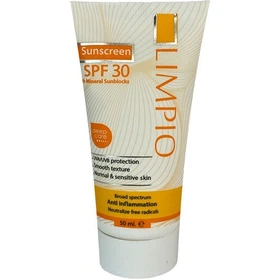 کرم ضد آفتاب بی رنگ لیمپیو با SPF 30 مناسب انواع پوست حجم 50 میلی لیتر