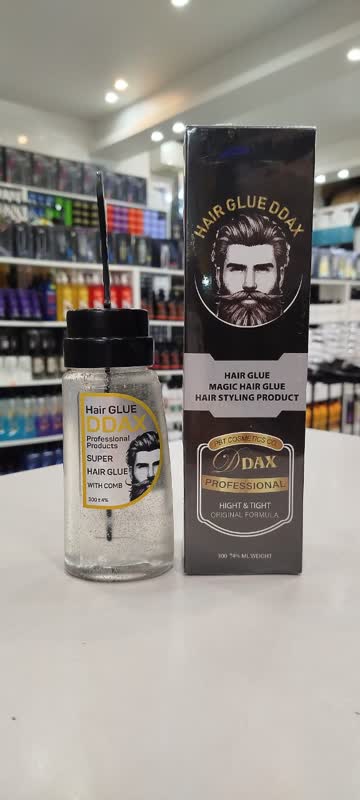 چسب مو شانه دار دی داکس DDAX رنگ سفید حجم 300 mI