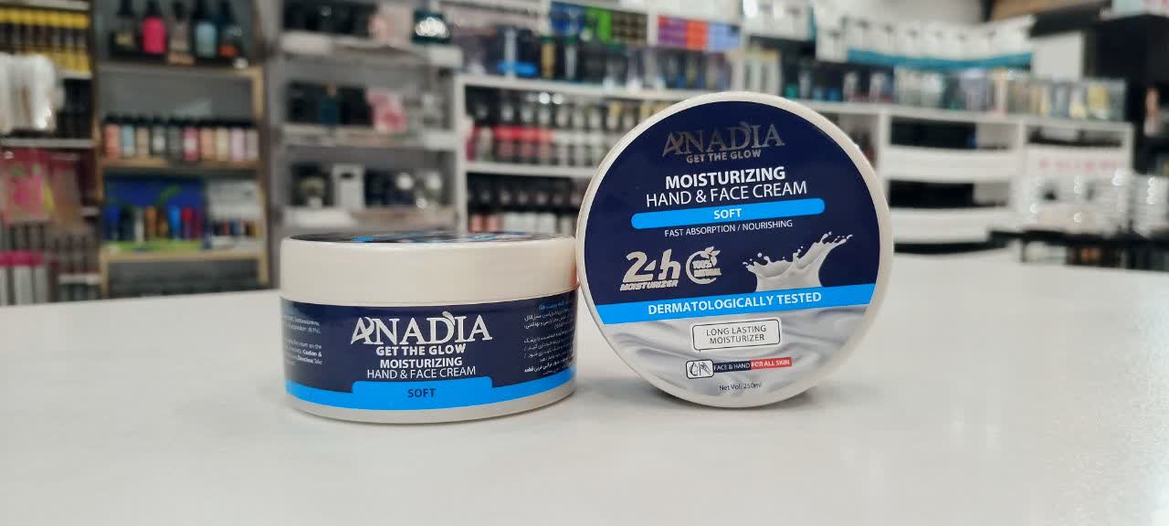 کرم مرطوب کننده سافت آنادیا ANADIA انواع پوست 250 میل